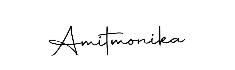 You can use this online signature creator to create a handwritten signature for the name Amitmonika. This is the best online autograph maker. Amitmonika signature style 10 images and pictures png