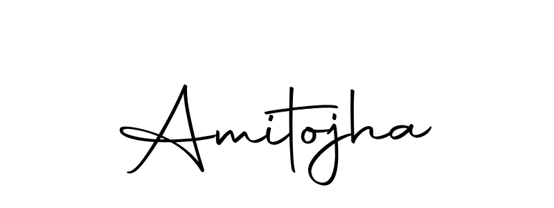 Use a signature maker to create a handwritten signature online. With this signature software, you can design (Autography-DOLnW) your own signature for name Amitojha. Amitojha signature style 10 images and pictures png