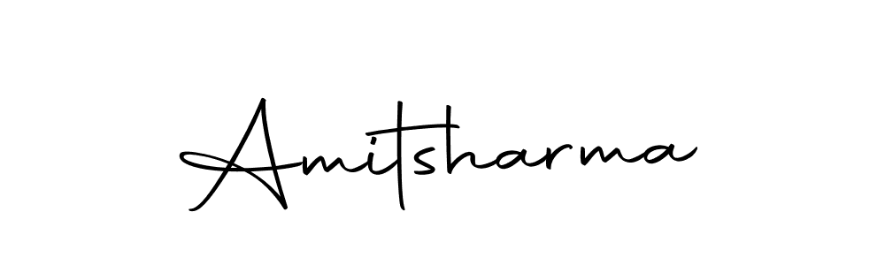 How to make Amitsharma signature? Autography-DOLnW is a professional autograph style. Create handwritten signature for Amitsharma name. Amitsharma signature style 10 images and pictures png