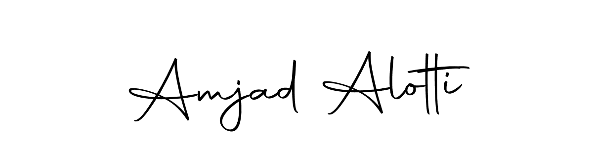 The best way (Autography-DOLnW) to make a short signature is to pick only two or three words in your name. The name Amjad Alotti include a total of six letters. For converting this name. Amjad Alotti signature style 10 images and pictures png