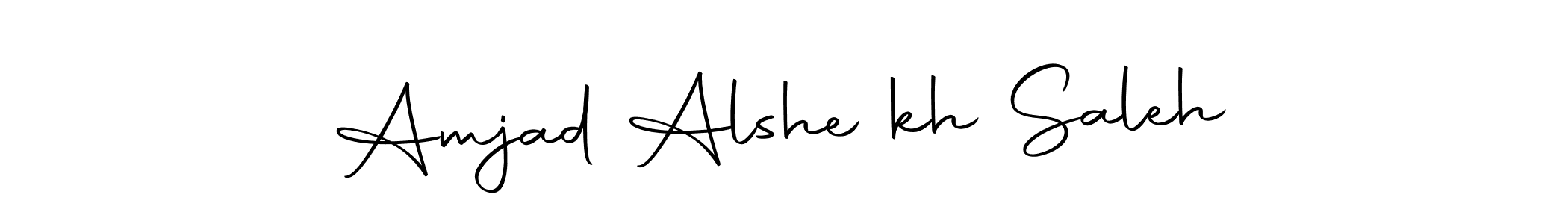 Design your own signature with our free online signature maker. With this signature software, you can create a handwritten (Autography-DOLnW) signature for name Amjad Alsheİkh Saleh. Amjad Alsheİkh Saleh signature style 10 images and pictures png