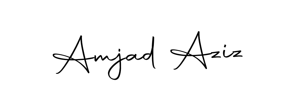 You can use this online signature creator to create a handwritten signature for the name Amjad Aziz. This is the best online autograph maker. Amjad Aziz signature style 10 images and pictures png