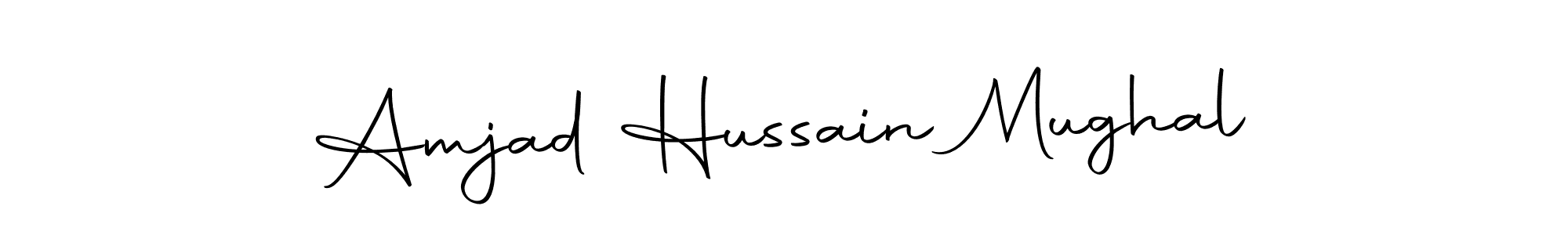 Design your own signature with our free online signature maker. With this signature software, you can create a handwritten (Autography-DOLnW) signature for name Amjad Hussain Mughal. Amjad Hussain Mughal signature style 10 images and pictures png