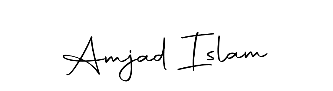 Make a beautiful signature design for name Amjad Islam. With this signature (Autography-DOLnW) style, you can create a handwritten signature for free. Amjad Islam signature style 10 images and pictures png