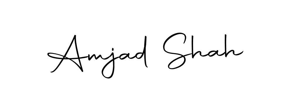 Make a beautiful signature design for name Amjad Shah. With this signature (Autography-DOLnW) style, you can create a handwritten signature for free. Amjad Shah signature style 10 images and pictures png