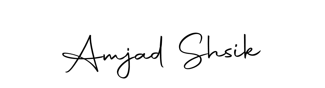 You can use this online signature creator to create a handwritten signature for the name Amjad Shsik. This is the best online autograph maker. Amjad Shsik signature style 10 images and pictures png