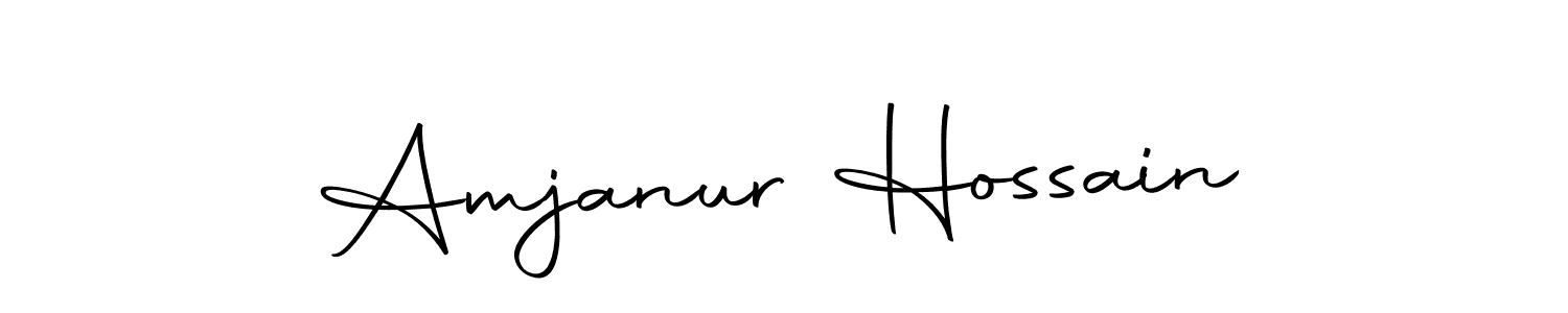 Design your own signature with our free online signature maker. With this signature software, you can create a handwritten (Autography-DOLnW) signature for name Amjanur Hossain. Amjanur Hossain signature style 10 images and pictures png