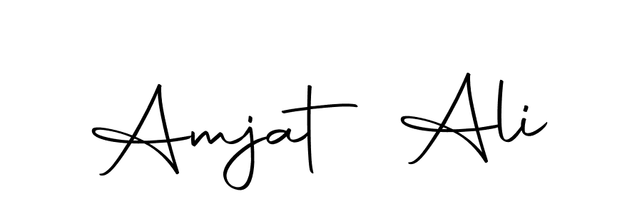 How to make Amjat Ali signature? Autography-DOLnW is a professional autograph style. Create handwritten signature for Amjat Ali name. Amjat Ali signature style 10 images and pictures png