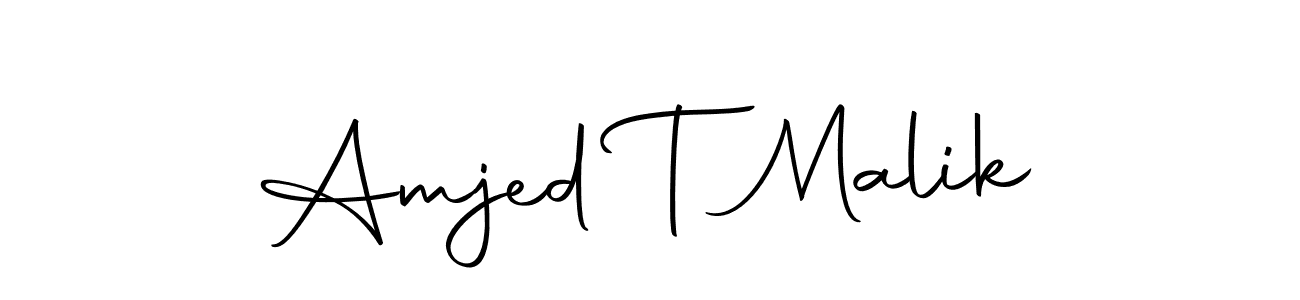 Similarly Autography-DOLnW is the best handwritten signature design. Signature creator online .You can use it as an online autograph creator for name Amjed T Malik. Amjed T Malik signature style 10 images and pictures png