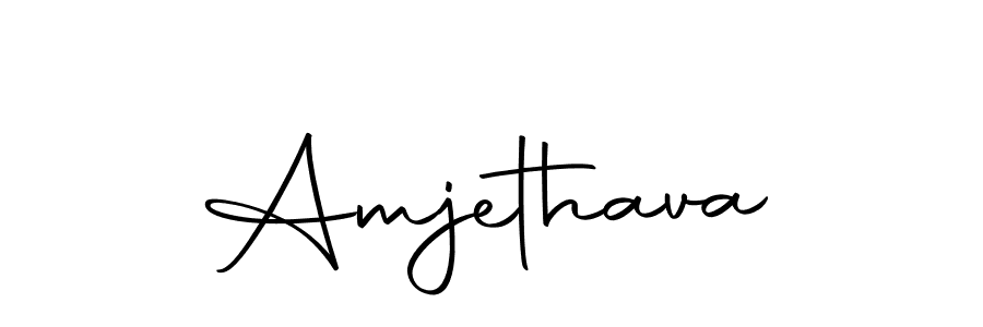 How to make Amjethava signature? Autography-DOLnW is a professional autograph style. Create handwritten signature for Amjethava name. Amjethava signature style 10 images and pictures png