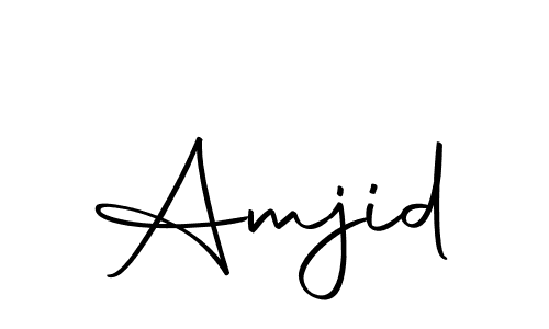 The best way (Autography-DOLnW) to make a short signature is to pick only two or three words in your name. The name Amjid include a total of six letters. For converting this name. Amjid signature style 10 images and pictures png