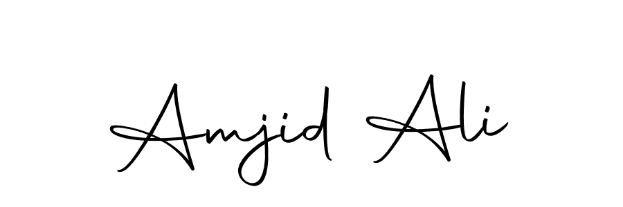 Make a beautiful signature design for name Amjid Ali. With this signature (Autography-DOLnW) style, you can create a handwritten signature for free. Amjid Ali signature style 10 images and pictures png