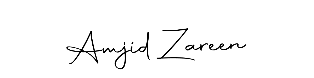 You should practise on your own different ways (Autography-DOLnW) to write your name (Amjid Zareen) in signature. don't let someone else do it for you. Amjid Zareen signature style 10 images and pictures png