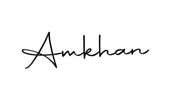 How to make Amkhan signature? Autography-DOLnW is a professional autograph style. Create handwritten signature for Amkhan name. Amkhan signature style 10 images and pictures png