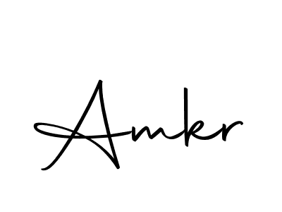 Design your own signature with our free online signature maker. With this signature software, you can create a handwritten (Autography-DOLnW) signature for name Amkr. Amkr signature style 10 images and pictures png