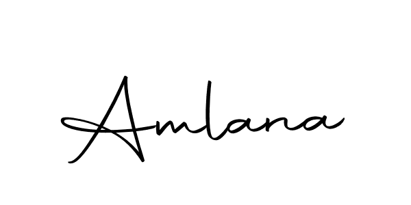 The best way (Autography-DOLnW) to make a short signature is to pick only two or three words in your name. The name Amlana include a total of six letters. For converting this name. Amlana signature style 10 images and pictures png