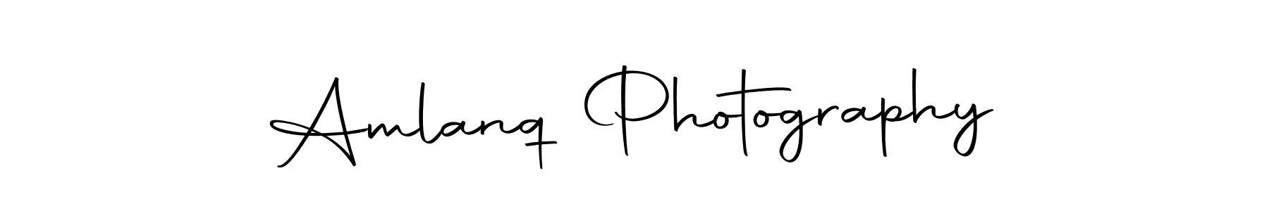 Create a beautiful signature design for name Amlanq Photography. With this signature (Autography-DOLnW) fonts, you can make a handwritten signature for free. Amlanq Photography signature style 10 images and pictures png