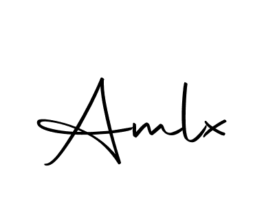 Design your own signature with our free online signature maker. With this signature software, you can create a handwritten (Autography-DOLnW) signature for name Amlx. Amlx signature style 10 images and pictures png