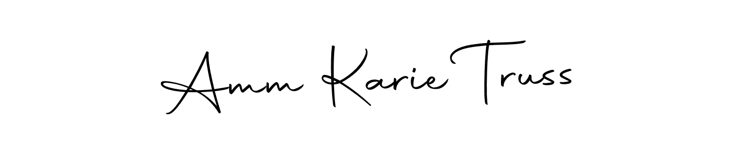 Also we have Amm Karie Truss name is the best signature style. Create professional handwritten signature collection using Autography-DOLnW autograph style. Amm Karie Truss signature style 10 images and pictures png