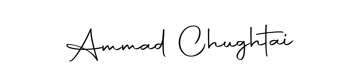 Create a beautiful signature design for name Ammad Chughtai. With this signature (Autography-DOLnW) fonts, you can make a handwritten signature for free. Ammad Chughtai signature style 10 images and pictures png