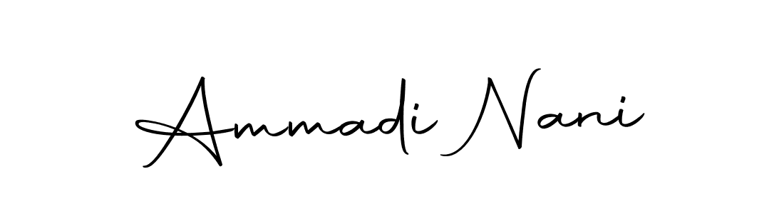 How to make Ammadi Nani signature? Autography-DOLnW is a professional autograph style. Create handwritten signature for Ammadi Nani name. Ammadi Nani signature style 10 images and pictures png