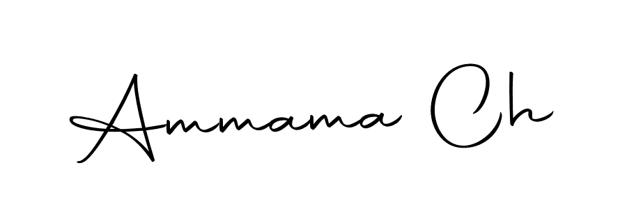 Make a beautiful signature design for name Ammama Ch. With this signature (Autography-DOLnW) style, you can create a handwritten signature for free. Ammama Ch signature style 10 images and pictures png