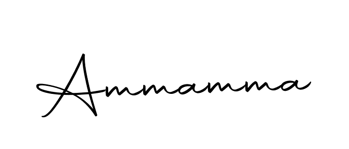 Design your own signature with our free online signature maker. With this signature software, you can create a handwritten (Autography-DOLnW) signature for name Ammamma. Ammamma signature style 10 images and pictures png