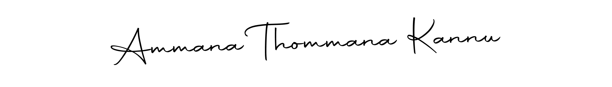The best way (Autography-DOLnW) to make a short signature is to pick only two or three words in your name. The name Ammana Thommana Kannu include a total of six letters. For converting this name. Ammana Thommana Kannu signature style 10 images and pictures png