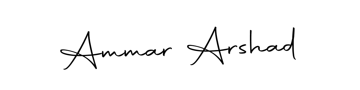 Also we have Ammar Arshad name is the best signature style. Create professional handwritten signature collection using Autography-DOLnW autograph style. Ammar Arshad signature style 10 images and pictures png