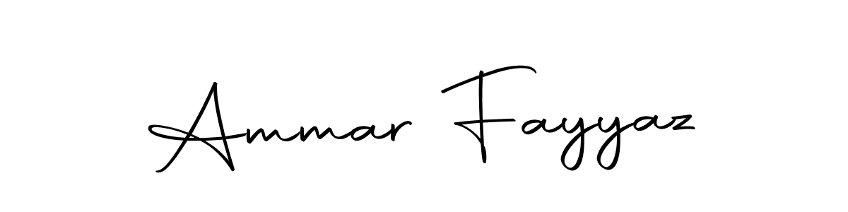 Make a beautiful signature design for name Ammar Fayyaz. With this signature (Autography-DOLnW) style, you can create a handwritten signature for free. Ammar Fayyaz signature style 10 images and pictures png