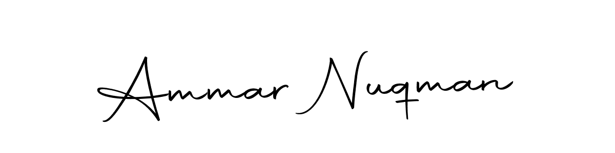 This is the best signature style for the Ammar Nuqman name. Also you like these signature font (Autography-DOLnW). Mix name signature. Ammar Nuqman signature style 10 images and pictures png