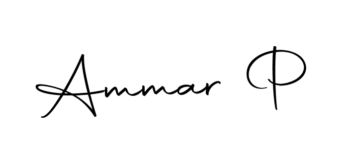 How to make Ammar P signature? Autography-DOLnW is a professional autograph style. Create handwritten signature for Ammar P name. Ammar P signature style 10 images and pictures png