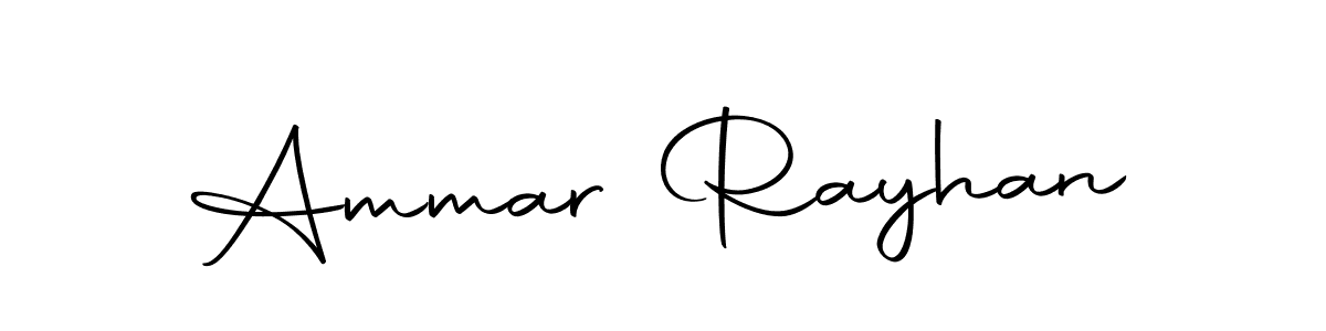 Use a signature maker to create a handwritten signature online. With this signature software, you can design (Autography-DOLnW) your own signature for name Ammar Rayhan. Ammar Rayhan signature style 10 images and pictures png