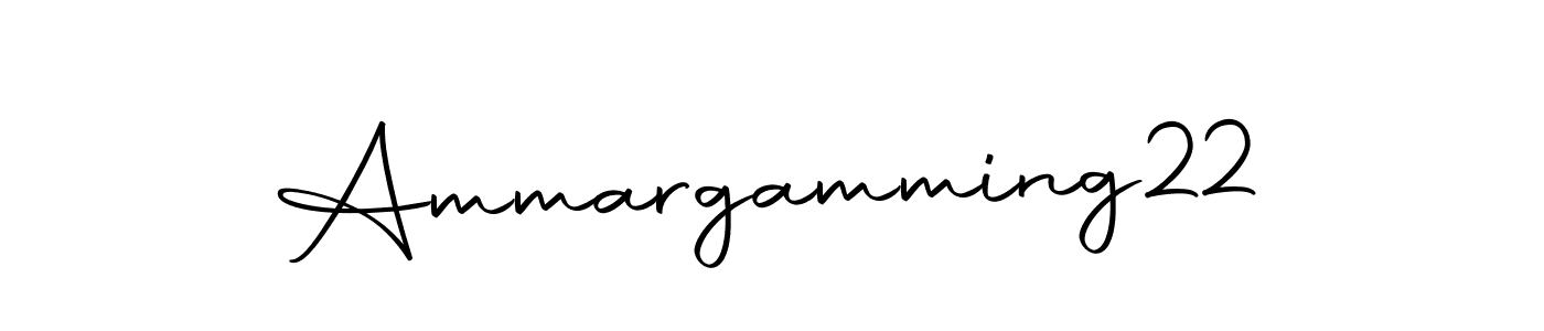 Design your own signature with our free online signature maker. With this signature software, you can create a handwritten (Autography-DOLnW) signature for name Ammargamming22. Ammargamming22 signature style 10 images and pictures png