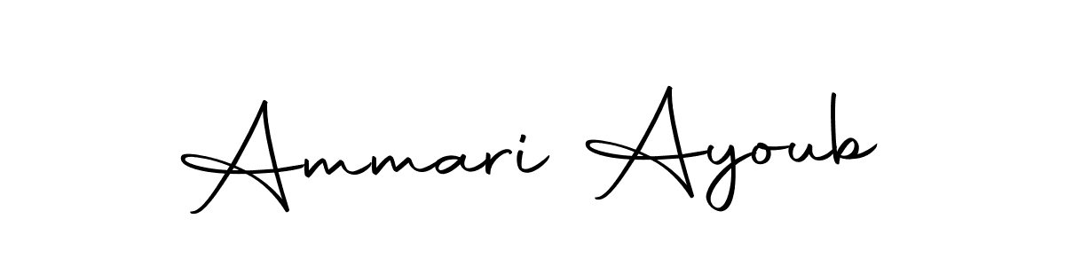 if you are searching for the best signature style for your name Ammari Ayoub. so please give up your signature search. here we have designed multiple signature styles  using Autography-DOLnW. Ammari Ayoub signature style 10 images and pictures png