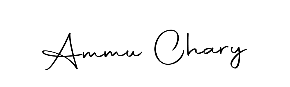 Design your own signature with our free online signature maker. With this signature software, you can create a handwritten (Autography-DOLnW) signature for name Ammu Chary. Ammu Chary signature style 10 images and pictures png