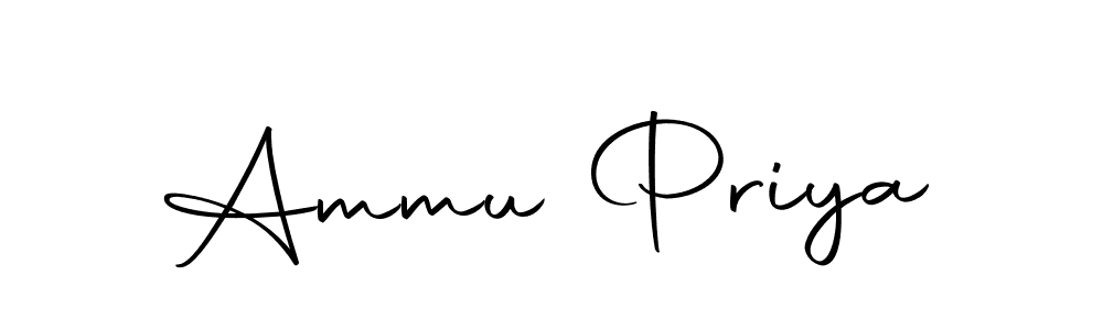 The best way (Autography-DOLnW) to make a short signature is to pick only two or three words in your name. The name Ammu Priya include a total of six letters. For converting this name. Ammu Priya signature style 10 images and pictures png