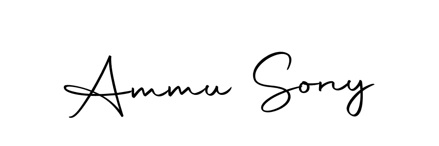 How to make Ammu Sony name signature. Use Autography-DOLnW style for creating short signs online. This is the latest handwritten sign. Ammu Sony signature style 10 images and pictures png