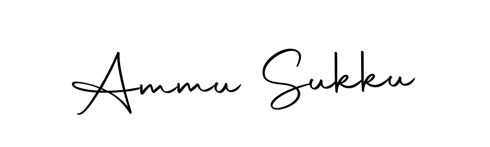 Design your own signature with our free online signature maker. With this signature software, you can create a handwritten (Autography-DOLnW) signature for name Ammu Sukku. Ammu Sukku signature style 10 images and pictures png