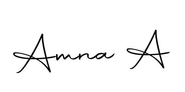 How to make Amna A signature? Autography-DOLnW is a professional autograph style. Create handwritten signature for Amna A name. Amna A signature style 10 images and pictures png