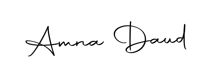 Make a beautiful signature design for name Amna Daud. With this signature (Autography-DOLnW) style, you can create a handwritten signature for free. Amna Daud signature style 10 images and pictures png