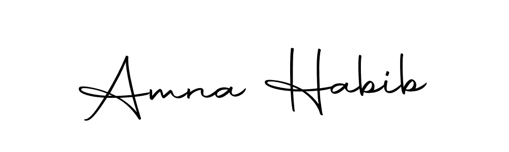 Similarly Autography-DOLnW is the best handwritten signature design. Signature creator online .You can use it as an online autograph creator for name Amna Habib. Amna Habib signature style 10 images and pictures png