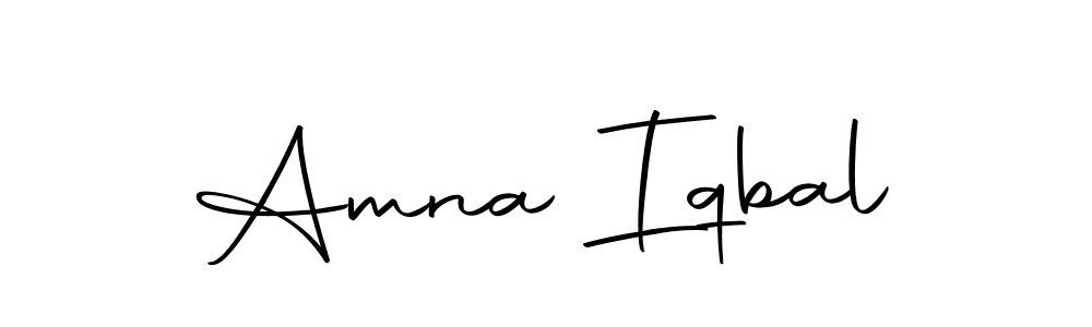 if you are searching for the best signature style for your name Amna Iqbal. so please give up your signature search. here we have designed multiple signature styles  using Autography-DOLnW. Amna Iqbal signature style 10 images and pictures png