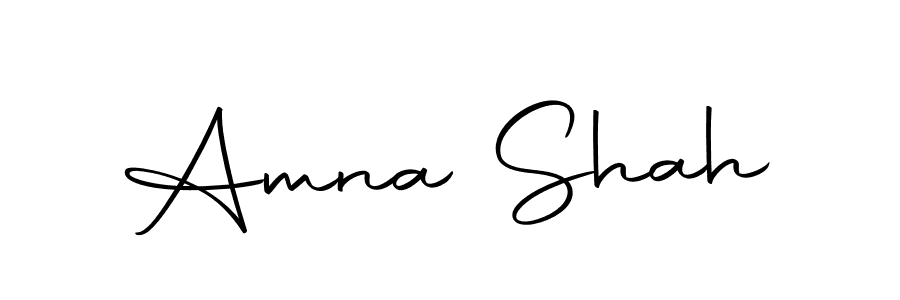 Use a signature maker to create a handwritten signature online. With this signature software, you can design (Autography-DOLnW) your own signature for name Amna Shah. Amna Shah signature style 10 images and pictures png