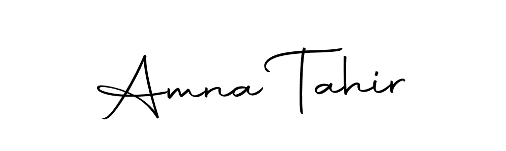 Make a beautiful signature design for name Amna Tahir. Use this online signature maker to create a handwritten signature for free. Amna Tahir signature style 10 images and pictures png