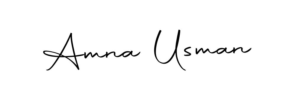 if you are searching for the best signature style for your name Amna Usman. so please give up your signature search. here we have designed multiple signature styles  using Autography-DOLnW. Amna Usman signature style 10 images and pictures png