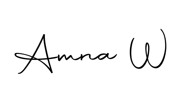 Also we have Amna W name is the best signature style. Create professional handwritten signature collection using Autography-DOLnW autograph style. Amna W signature style 10 images and pictures png