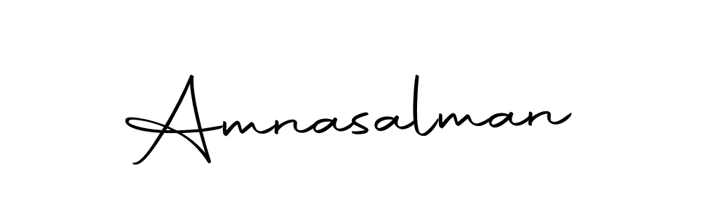 Amnasalman stylish signature style. Best Handwritten Sign (Autography-DOLnW) for my name. Handwritten Signature Collection Ideas for my name Amnasalman. Amnasalman signature style 10 images and pictures png