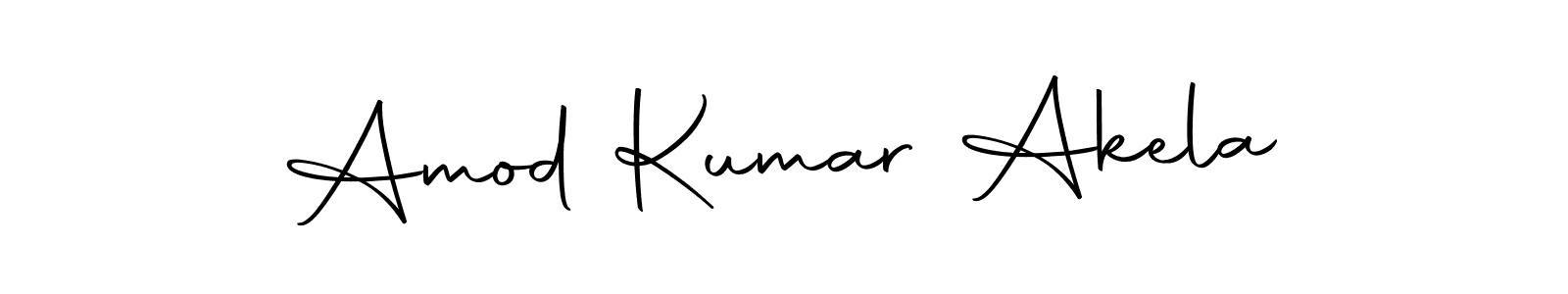 Create a beautiful signature design for name Amod Kumar Akela. With this signature (Autography-DOLnW) fonts, you can make a handwritten signature for free. Amod Kumar Akela signature style 10 images and pictures png