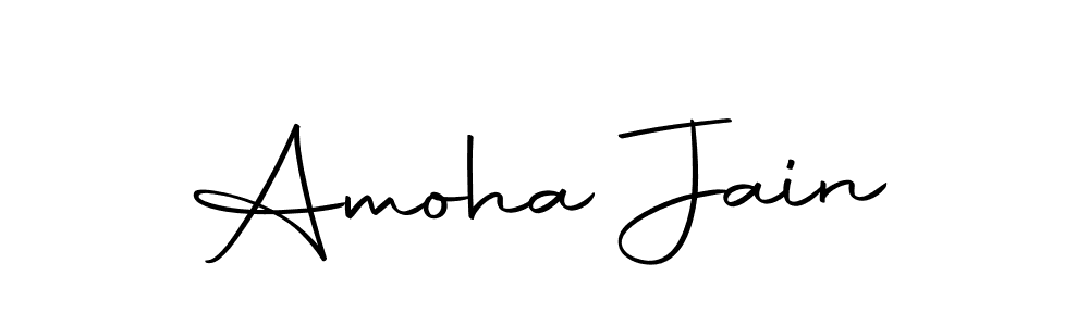 Similarly Autography-DOLnW is the best handwritten signature design. Signature creator online .You can use it as an online autograph creator for name Amoha Jain. Amoha Jain signature style 10 images and pictures png